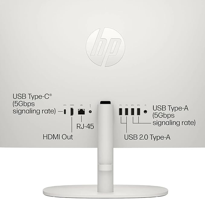 HP 21.5" FHD All-in-One Desktop Computer, Dual-Core Intel Celeron, Windows 11 - Image 7