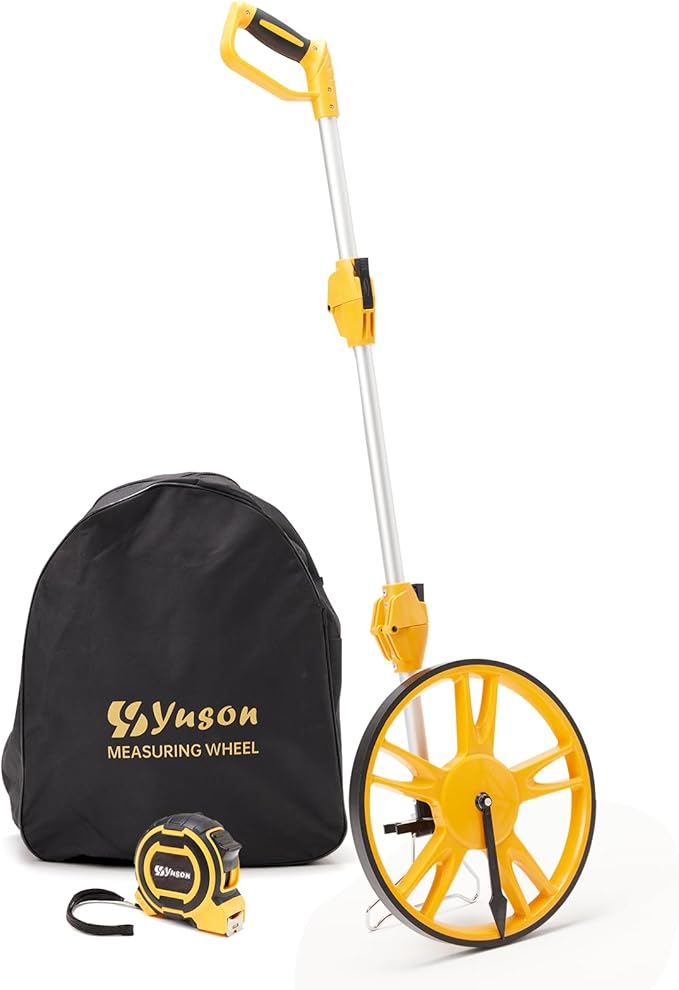 YS YUSON 12 Inch Rolling Measuring Wheel in Feet, Digital Measuring Wheel by YSYUSONMEASURINGTOOL