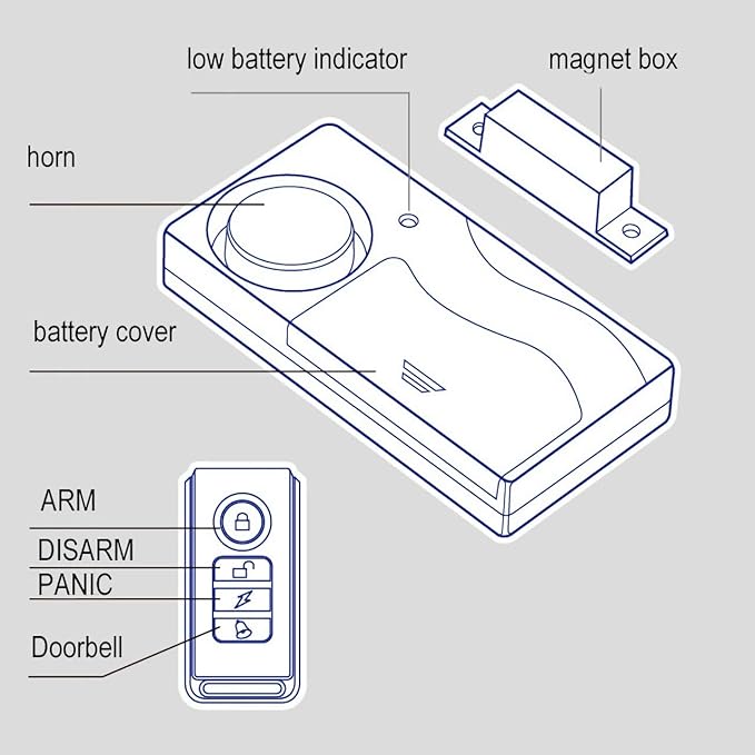 HENDUN Door Alarms When Opened - Image 7