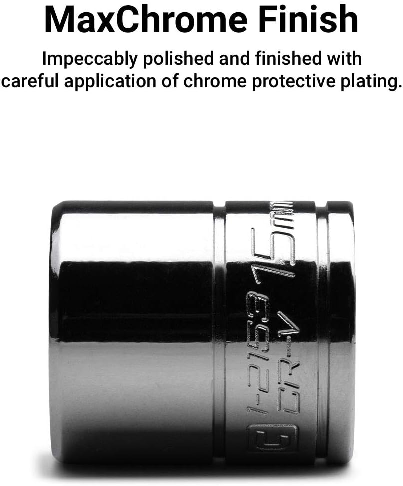 Capri Tools 15 mm Shallow Socket, 3/8-Inch Drive, 6-Point, Metric