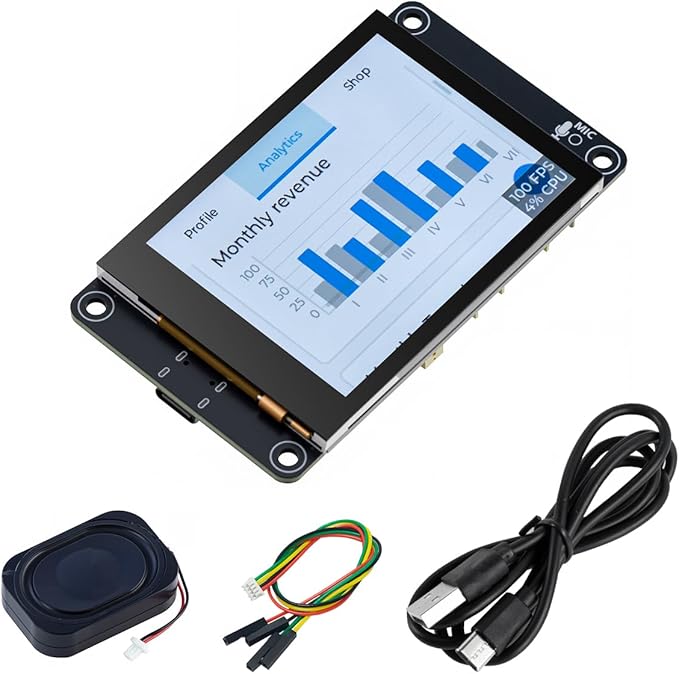 Hosyond ESP32-S3 Touchscreen Module, 2.8" 240x320 IPS LCD EPS32 Display by Hosyond