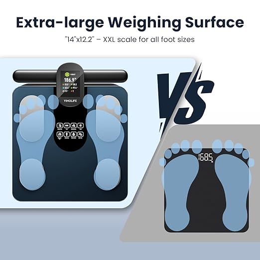YINOLIFE Scale for Body Weight, 8 Electrode Smart Bathroom Scale - Image 7
