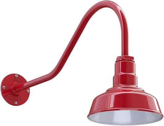 Steel Lighting Co. Hawthorne Barn Light | Outdoor Wall Mounted | 8 inch Dome | by SteelLightingCo