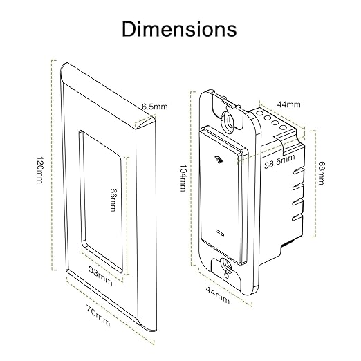 GHome Smart Switches for Lights, WiFi Smart Light Switch Works - Image 8