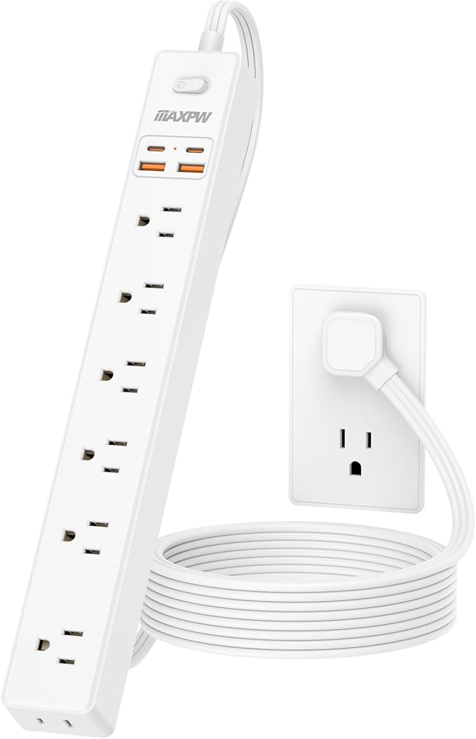 10 Ft Power Strip Surge Protector - Image 8