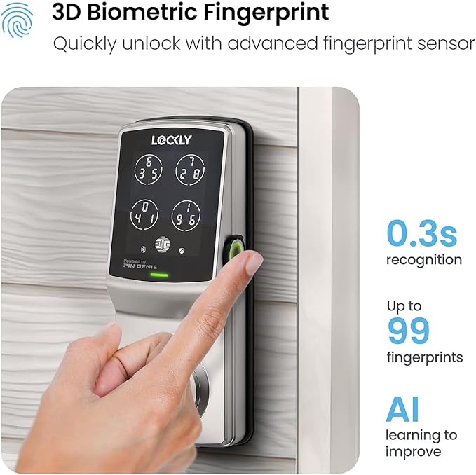 Lockly Secure Plus, Keyless Entry Door Lock, Smart Locks - Image 3