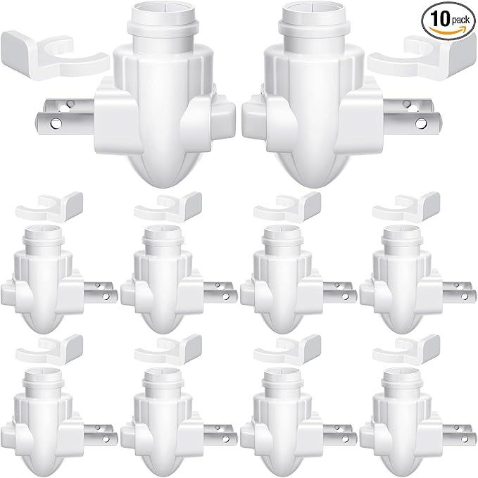 Tuanse 10 Sets Plug in Night Light Module Night Light Base by Tuanse