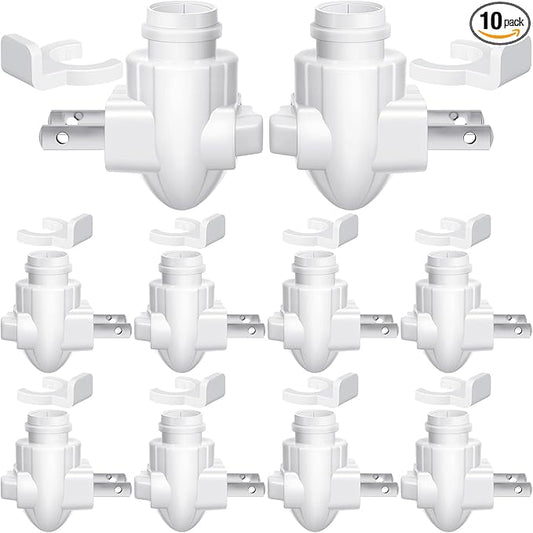 Tuanse 10 Sets Plug in Night Light Module Night Light Base by Tuanse