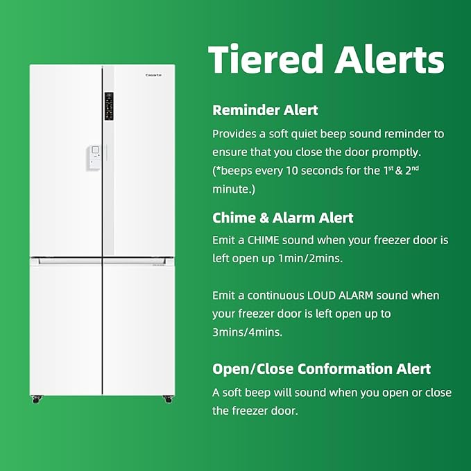 Freezer Door Alarm 1 Pack, Refrigerator Door Alarm When Left Open, Close Door - Image 2
