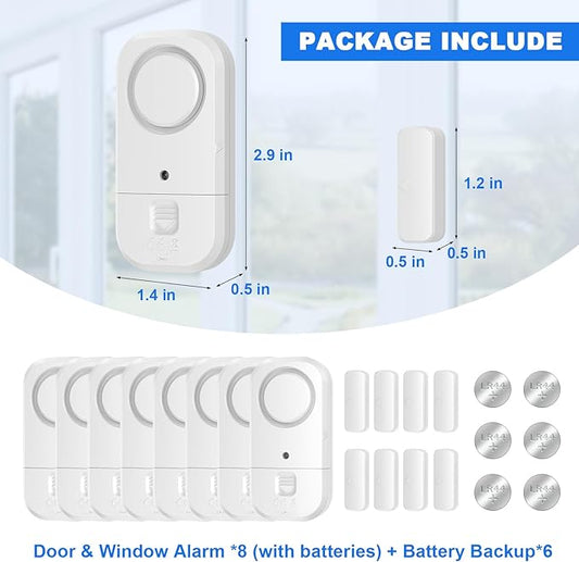 ANKOSHUN Door Window Alarm Sensors - Image 2