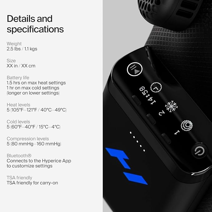 Hyperice X 2 Knee Advanced Heat and Cold Contrast Therapy - Image 5