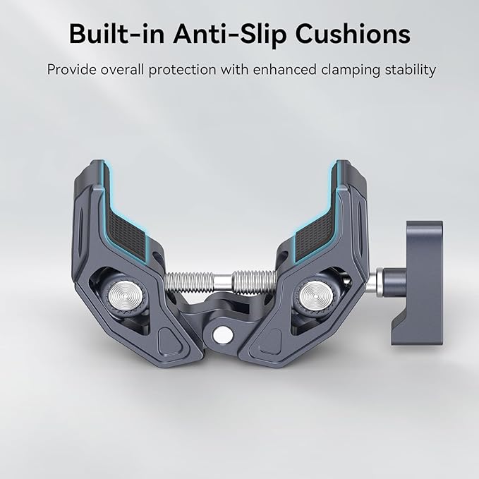 SMALLRIG Crab-Shaped Super Clamp, Camera Mount, 3/8"-16 Threaded Holes - Image 5