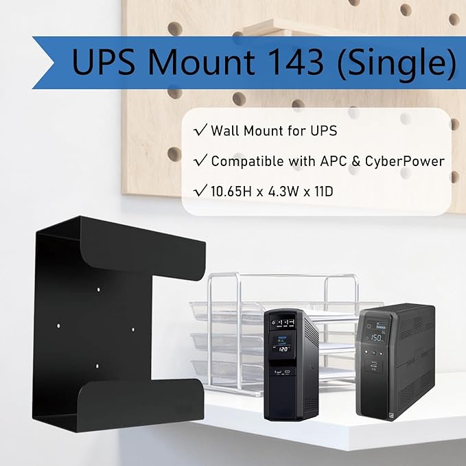 UPS Wall Mount Bracket | Single Mount Compatible - Image 3