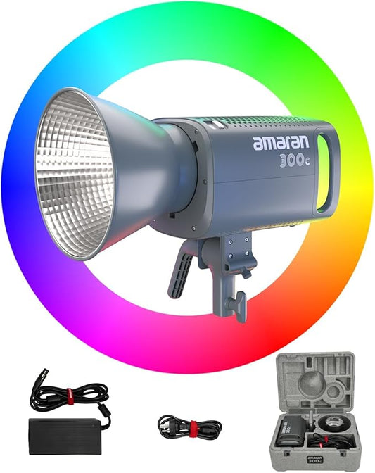 Amaran 300c RGB LED Video Light, Bowen Mount, 500K CCT by Aputure