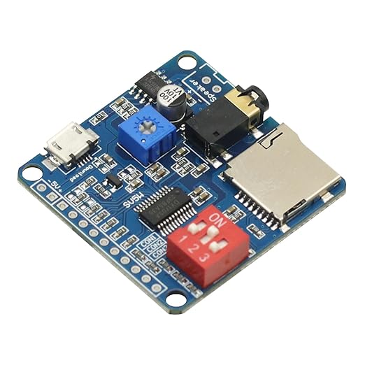 2PCS Voice Sound Playback Module MP3 Trigger Player Module UART I/O Trigger - Image 2