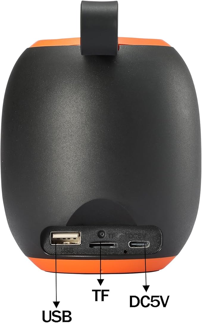 Portable Bluetooth Speaker – 8W HD audio quality, TWS stereo pairing, LED light - Image 7