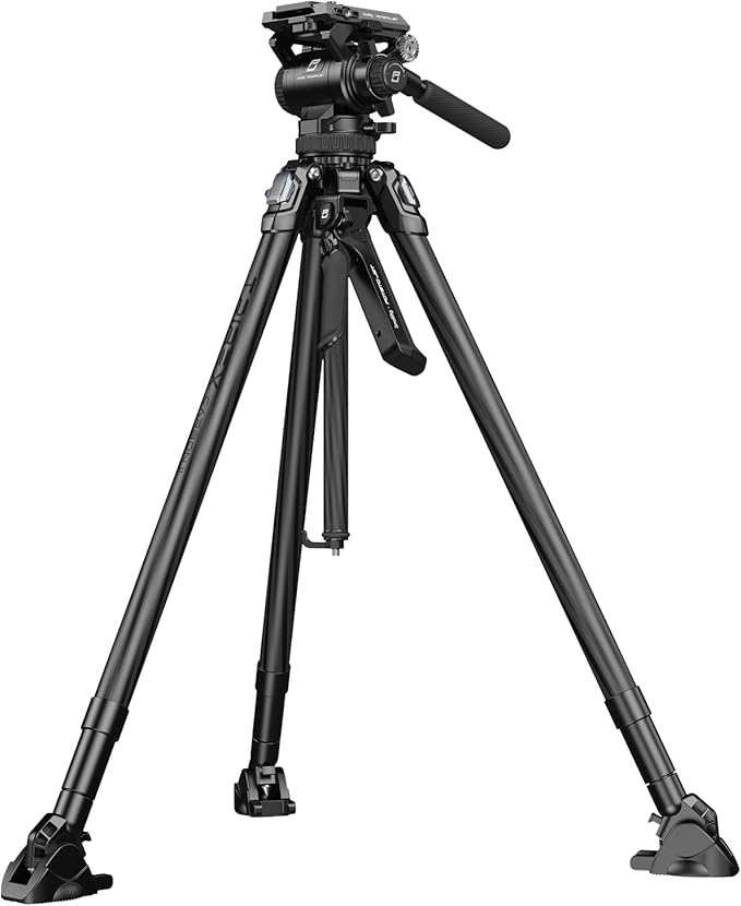 SmallRig x Potato Jet Tribex Carbon II Hydraulic Carbon Fiber Tripod, Fast by SmallRig