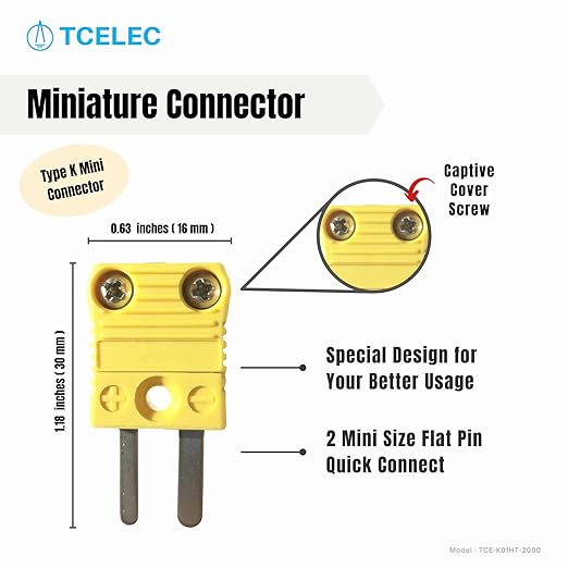 TCELEC TCE-K01HT-2000 K Type Metal Wrapped Durable and High Temperature - Image 4