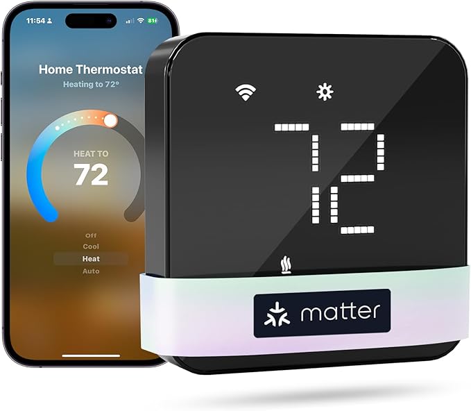 meross Smart Thermostat for Home, WiFi Thermostat Works by meross
