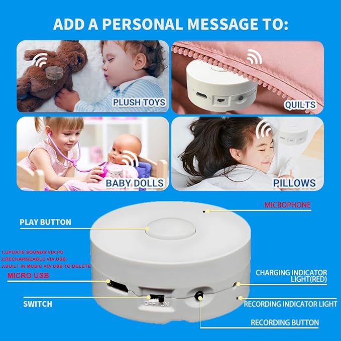 JRGKJCP 16 Minutes Voice Recorder, Record Custom Message - Image 5