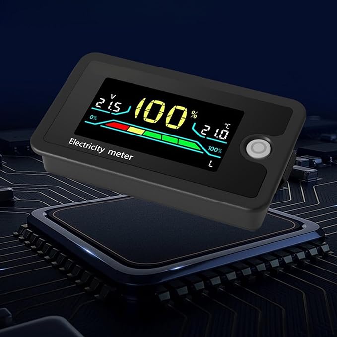 RSHuiOUXX DC8-100V Electricity Meter Digital LCD Display Car Battery Charging - Image 2