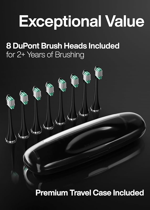 Aquasonic Black Series Ultra Whitening Toothbrush – ADA Accepted Electric - Image 5