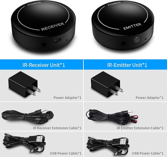 Fourair Infrared Wireless IR Repeater Long Range 500 Feet and IR Remote Control - Image 9