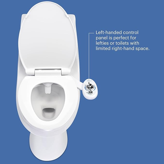 Brondell Bidet Left Hand Bidet Attachment SouthSpa Dual Nozzle - Image 4