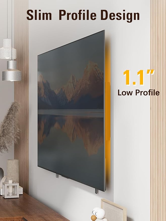Mounting Dream Fixed TV Wall Mount, Low Profile Wall Mount Bracket - Image 2
