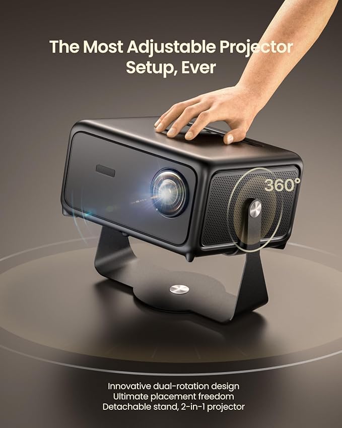 4K Projector with WiFi and Bluetooth, Home Theater 1500 ANSI Lumen Movie - Image 4