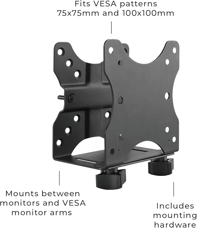 HumanCentric Thin Client Mount Bracket, Mount a Mini PC or Computer to a VESA - Image 4