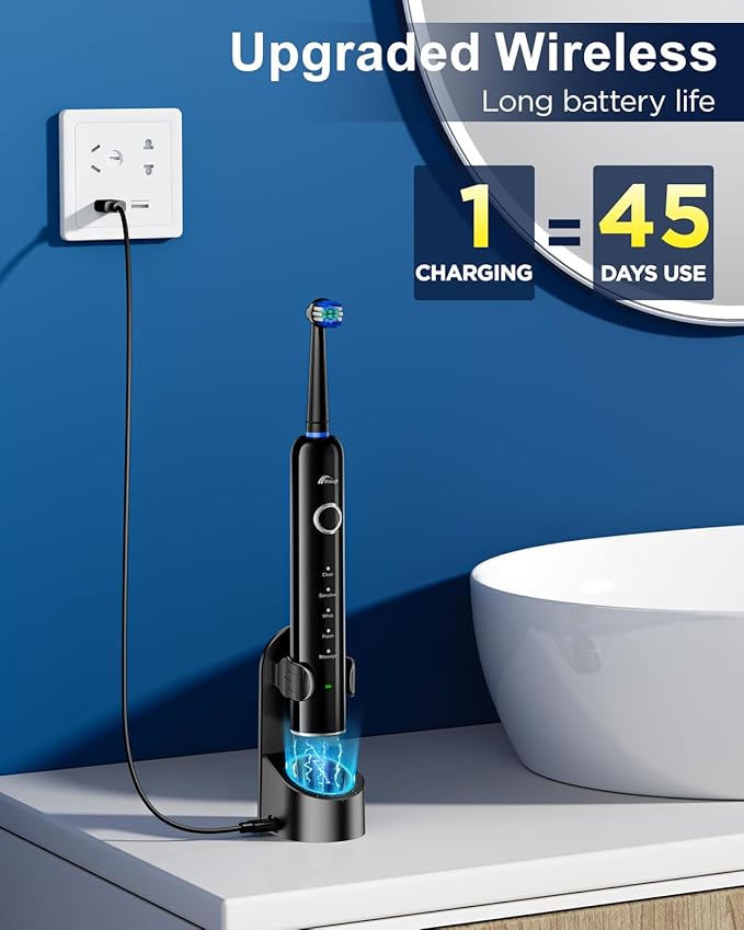 Rtauys Rotating Electric Toothbrush - Image 5