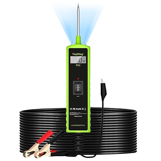 12 Volt Test Light Automotive, Power Circuit Probe Kit, 6V - 24V Car Fuse Tester by TopDiag