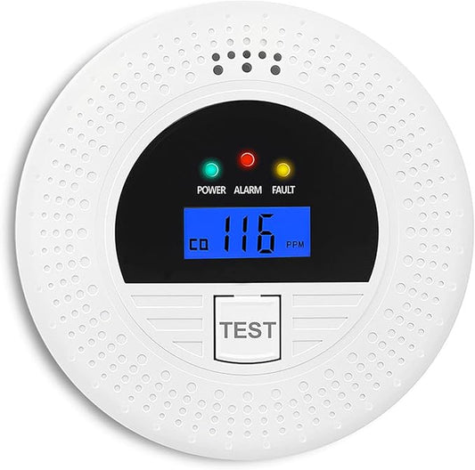 Smoke and Carbon Monoxide Detector, Fire Alarms Smoke Detectors by WUZETIAN