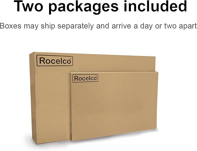Rocelco 43" Height Adjustable Standing Desk Converter - Image 8