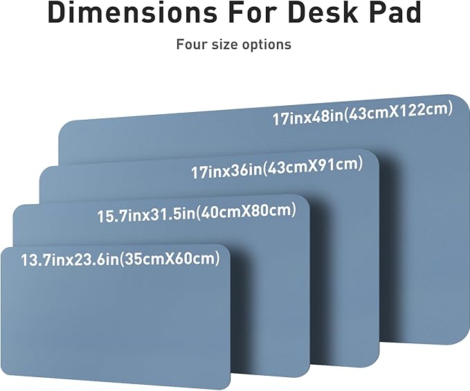 Aothia Leather Desk Pad Protector, Office Mat, Large Mouse Pad, Non-Slip PU - Image 7