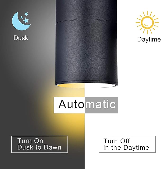 rosykite Outdoor Wall Light, Bling Dusk to Dawn Exterior Lighting - Image 2