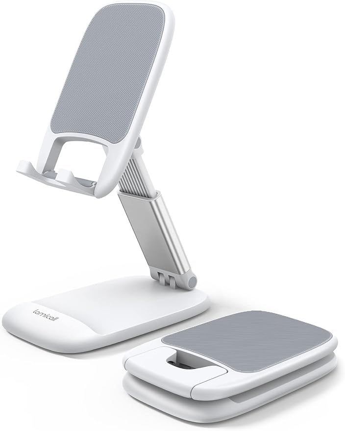 Lamicall White Cellphone Stand, Xmax Gift by Lamicall