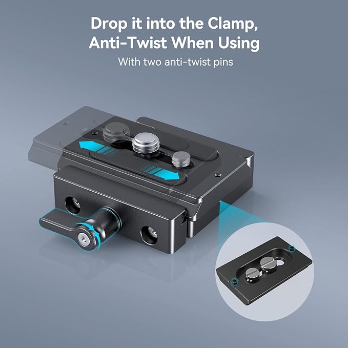 SMALLRIG DSLR and Mirrorless Quick Release Clamp and Plate - Image 4
