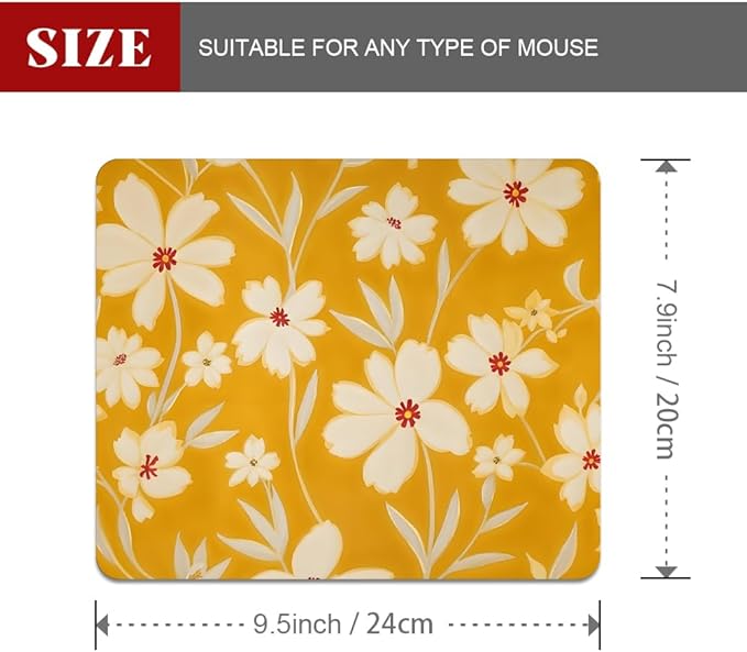 Sunday Market Square Mouse pad, Waterproof, Anti Slip Rubber Base, Computer - Image 2
