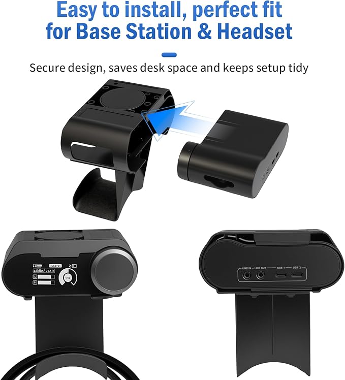 FSNIWEKO Under Desk Headphone Hanger Stand - Image 4