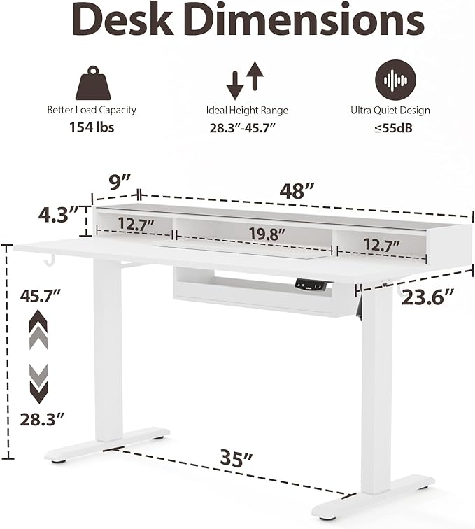 Agilestic Glass Standing Desk - Image 3