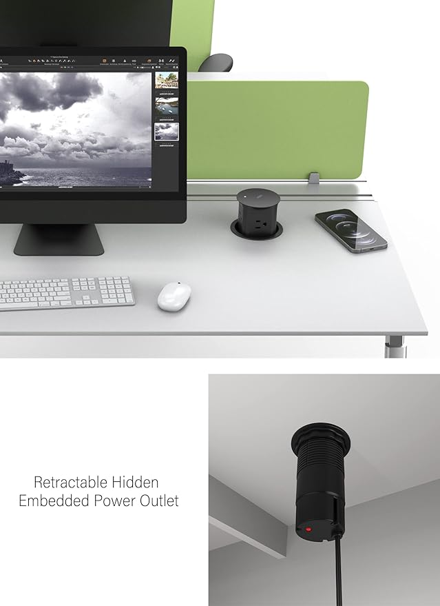 Jgstkcity Pop up Outlet for Kitchen Counter Island, Pop Out Outlet Station - Image 8