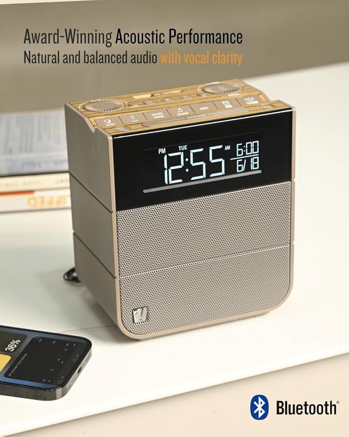 Soundfreaq Sound Rise II, SFQ-16: Bedside Alarm Clock Radio & Bluetooth Speaker - Image 3
