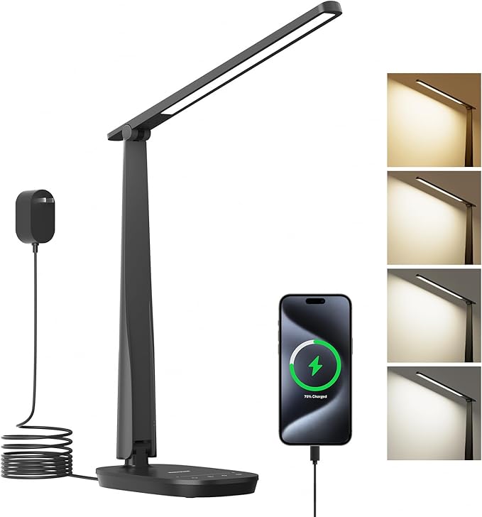 Honeywell LED Desk Lamp for Home Office, Eye-Caring Light - Image 8
