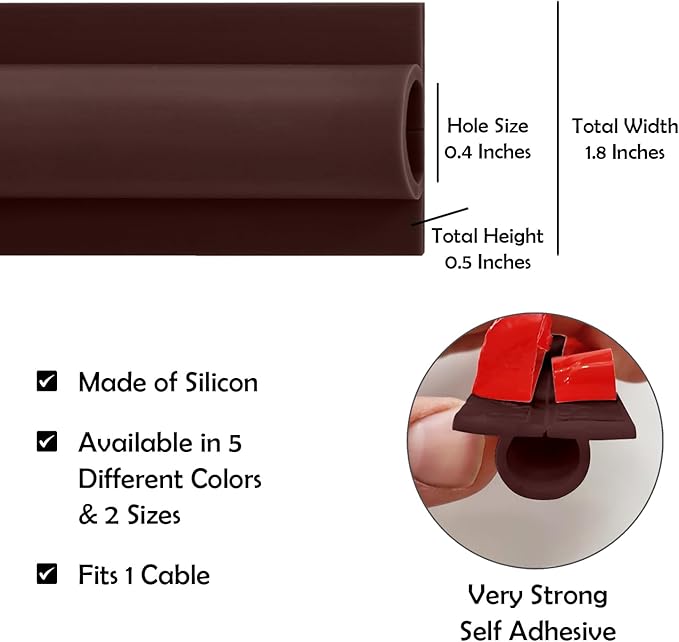 Rubber Bond TV Cord Hider Cable Protector - Image 3