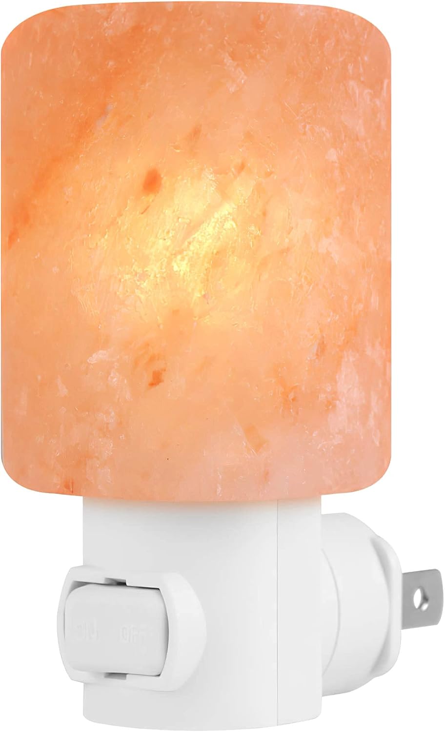 Syntus Himalayan Salt Lamp | Natural, Himalayan Salt Lamp, UL Listed Plug, Air Purifying, Decoration, Wall Light, Bulb Replacement, Durability