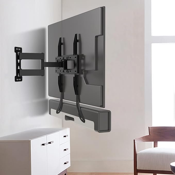 WALI Sound Bar Mount Bracket for Mounting Above or Under TV, Fits 32 to 70 inch - Image 8