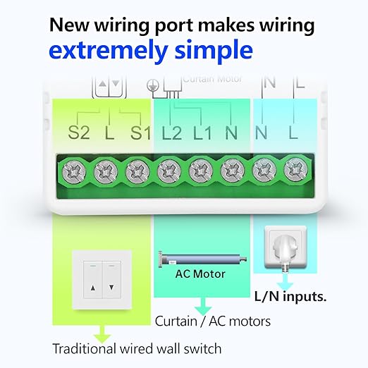 DieseRC WiFi Smart Roller Shutter Controller Module, Tuya APP WiFi Control - Image 8