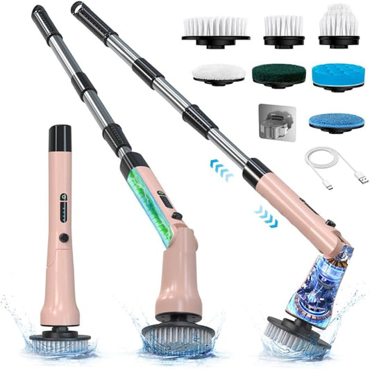 Electric Spin Scrubber, Hillyfe Bathroom Scrubber Electric by Unknown